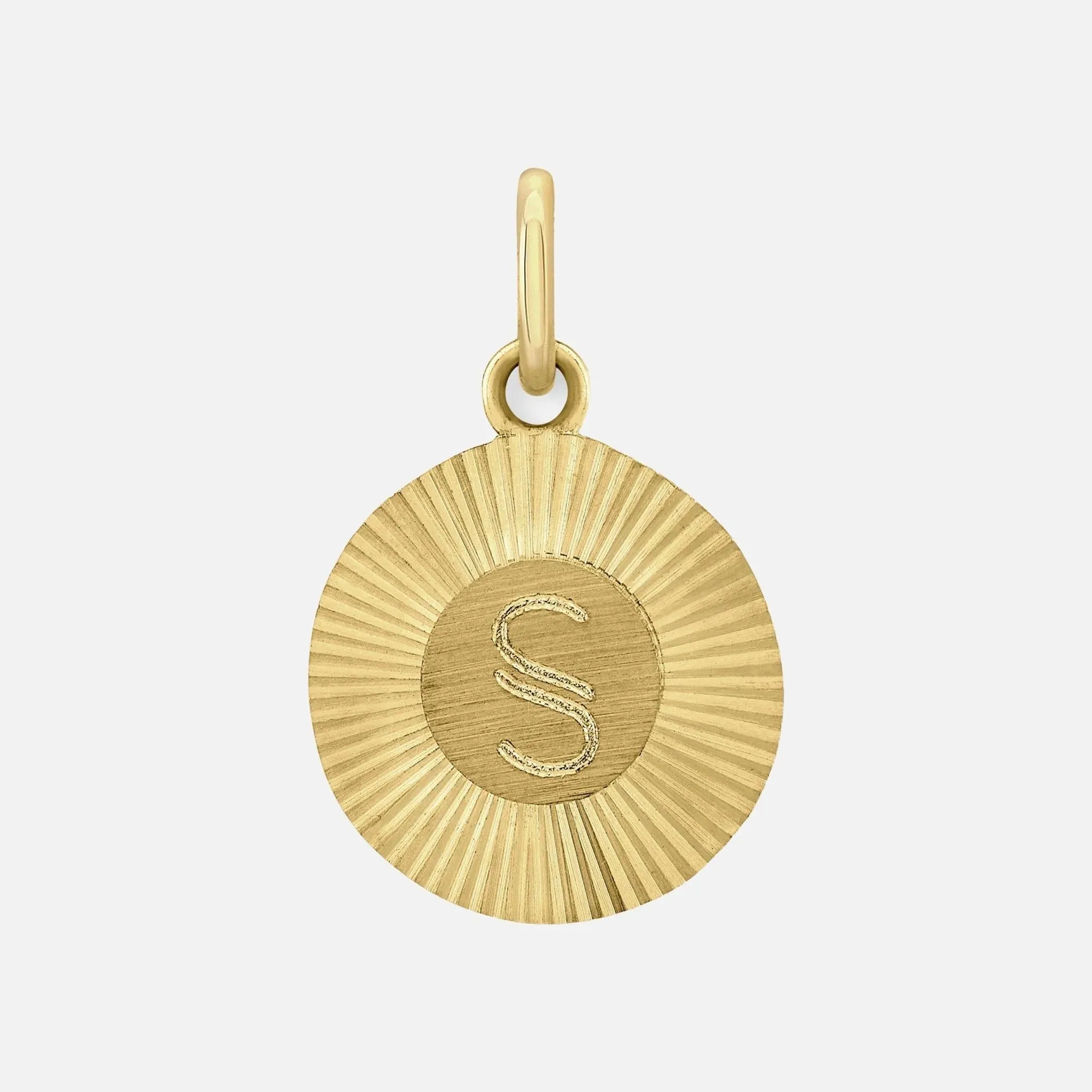 Mini Vinyl Initial Pendant
