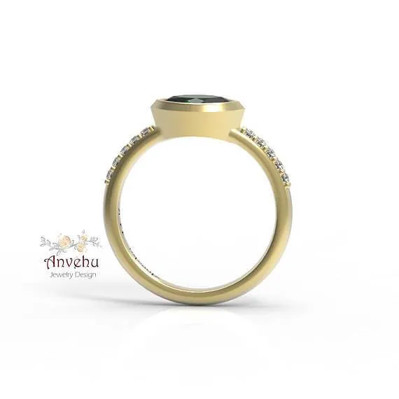 Miri - Green Tourmaline Ring