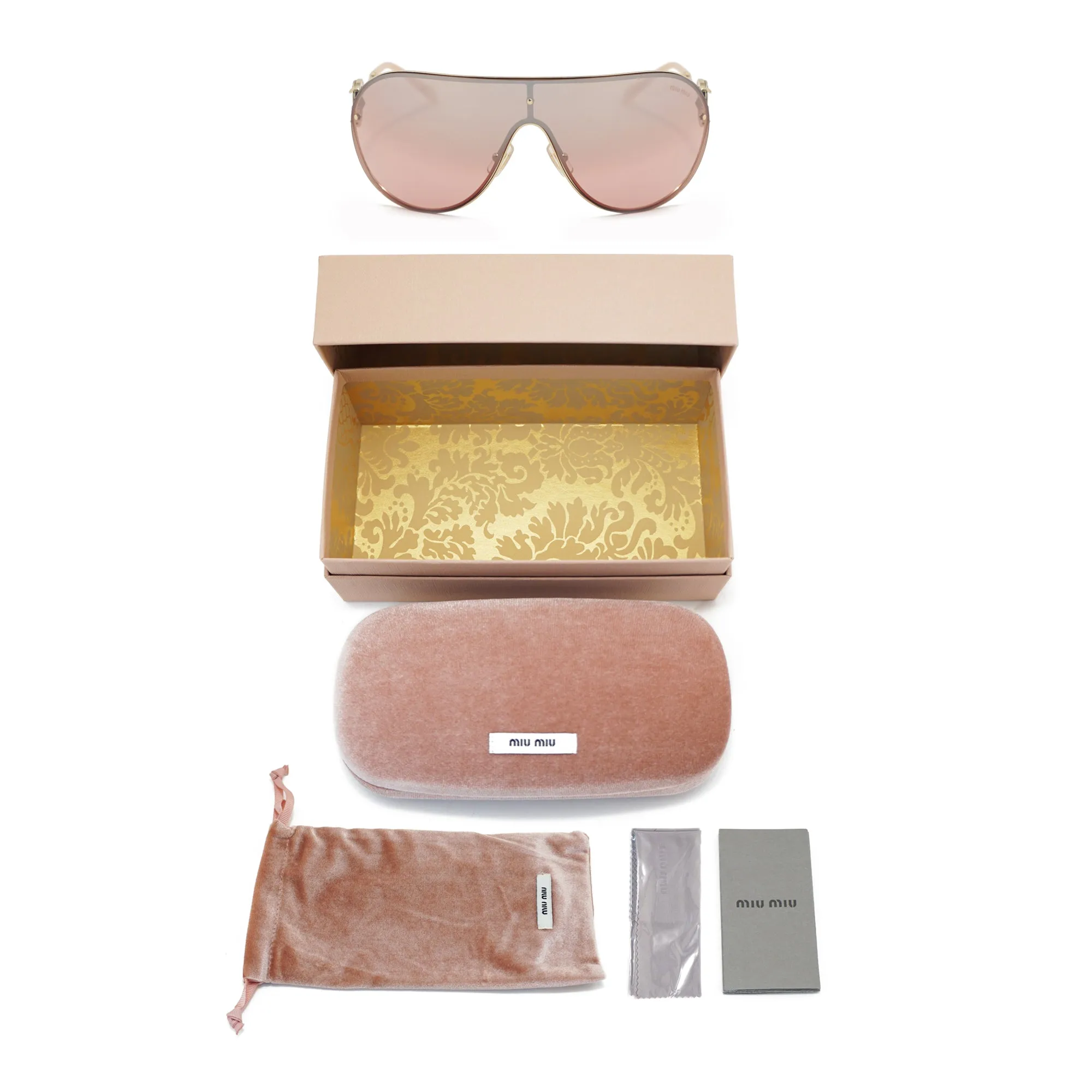 Miu Miu Aviator Sunglasses SMU67US ZVN7L1 37