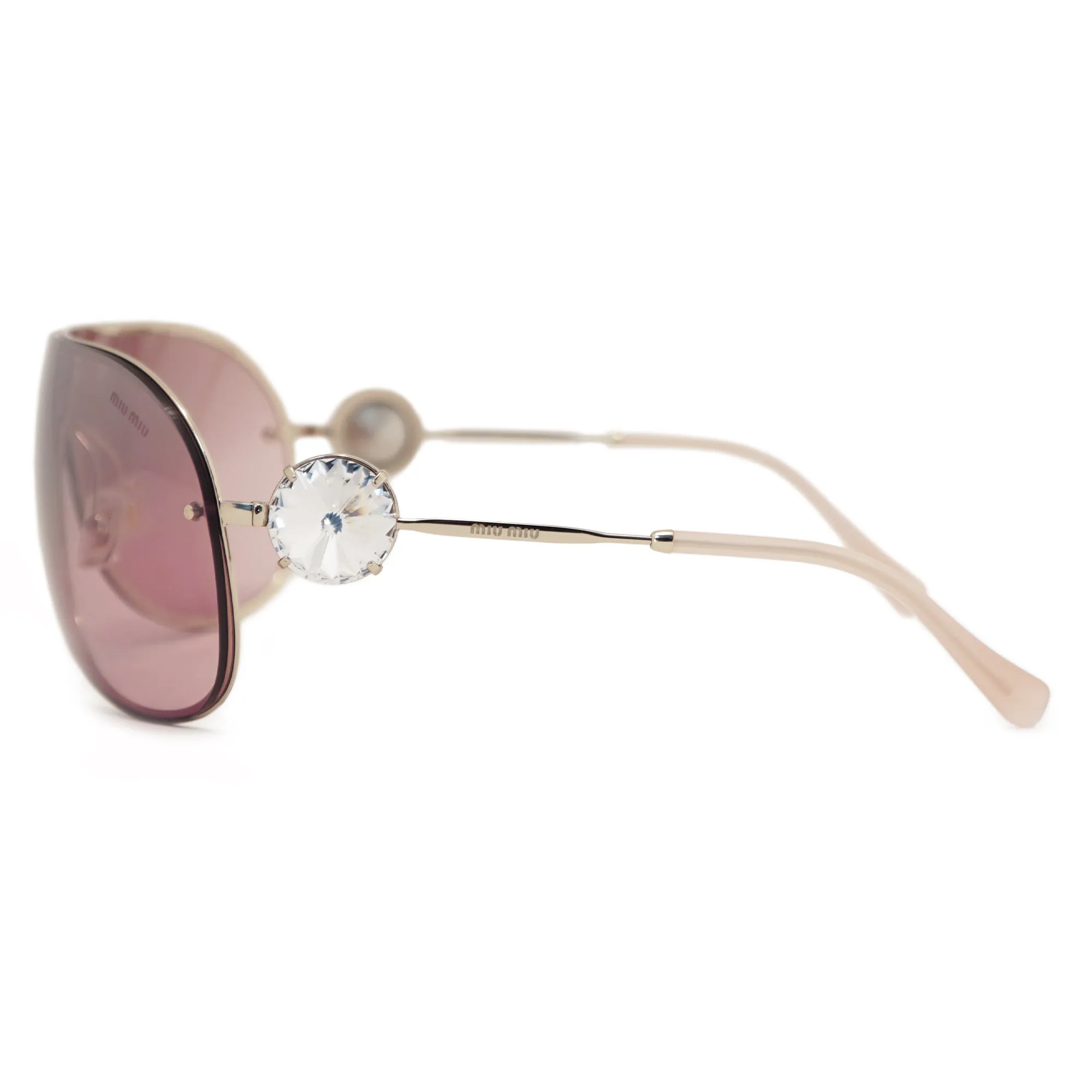 Miu Miu Aviator Sunglasses SMU67US ZVN7L1 37