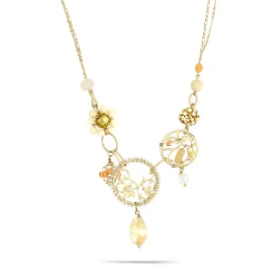 MIX CHARMS TASSEL  NECKLACES #234BG1101 (1E15)