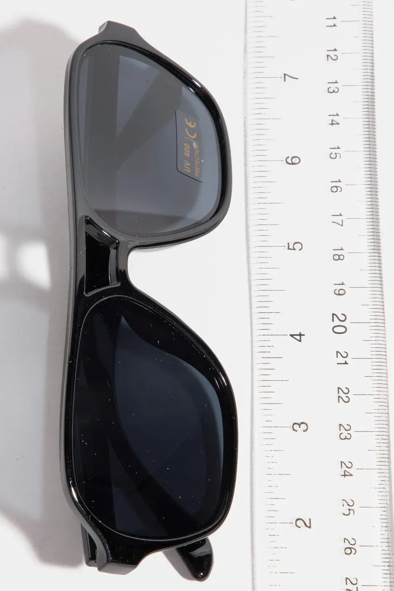 modern plastic aviator frame sunglasses