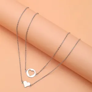 Mommy & Me Matching Heart Necklaces