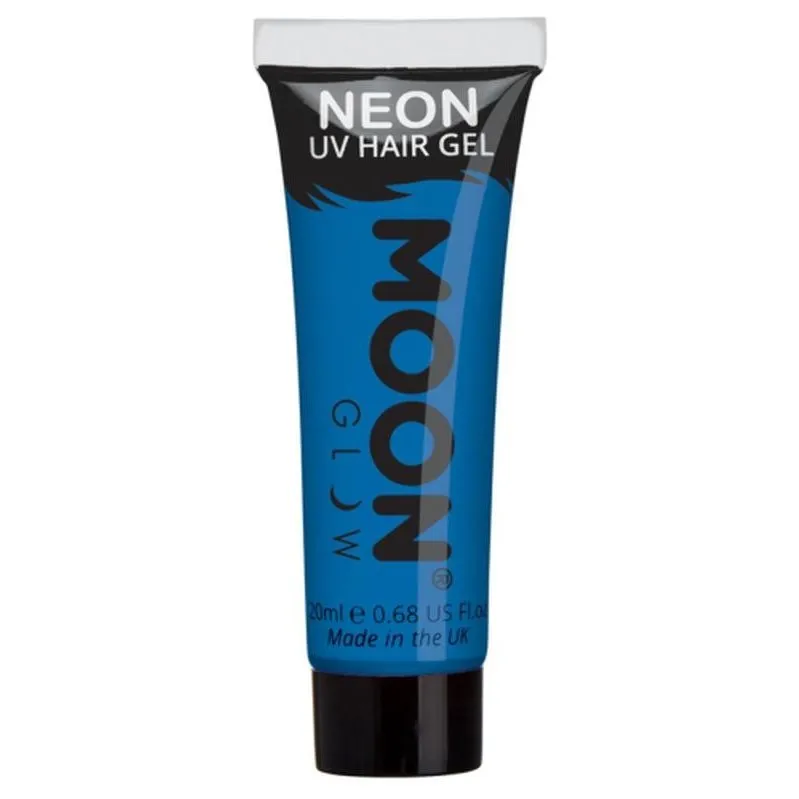 Moon Glow Intense Neon Uv Hair Gel, Blue