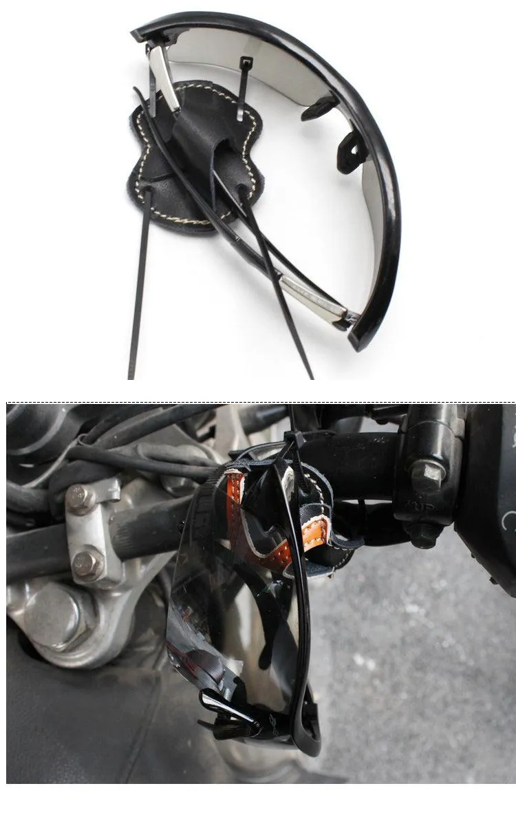 Motorcycle Vintage Leather Sunglasses Holder