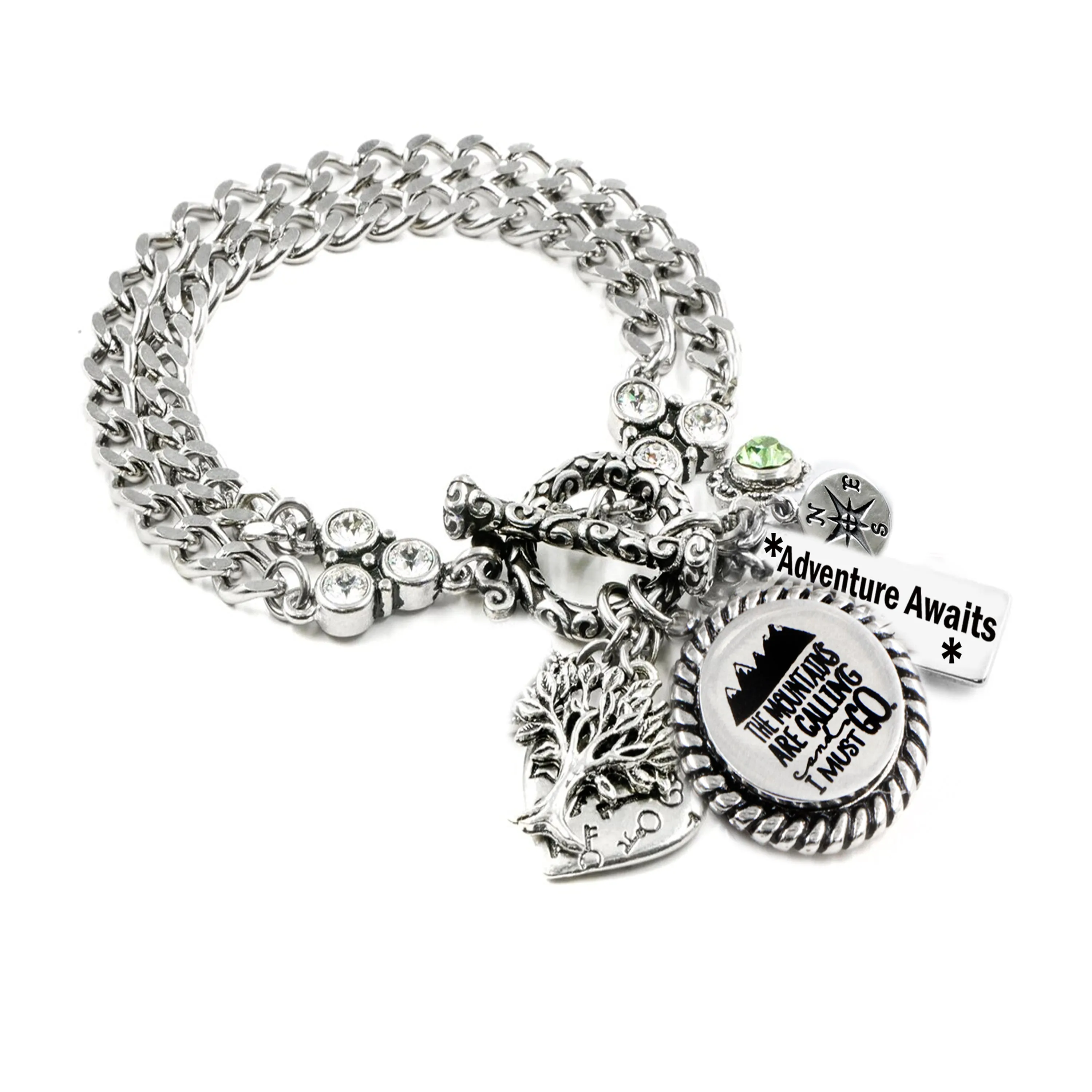 Mountain Bracelet for Nature Lovers