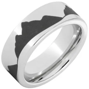 Mountain Laser Engraved Band