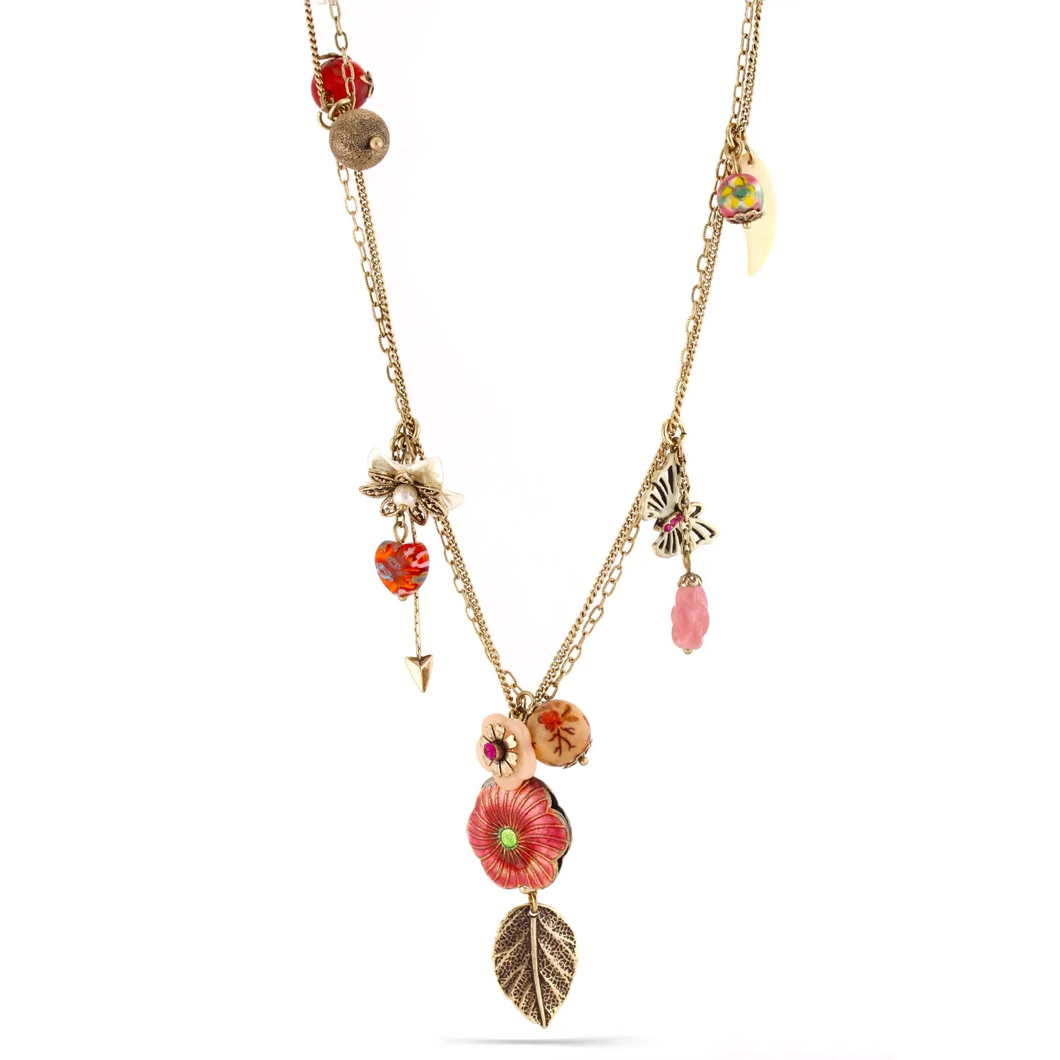MULTI CHARM  NECKLACES #213PK1201 (3D2)