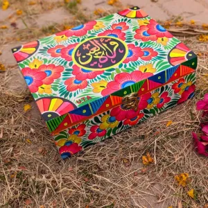 Multi Flower Personalized Jewelry Box