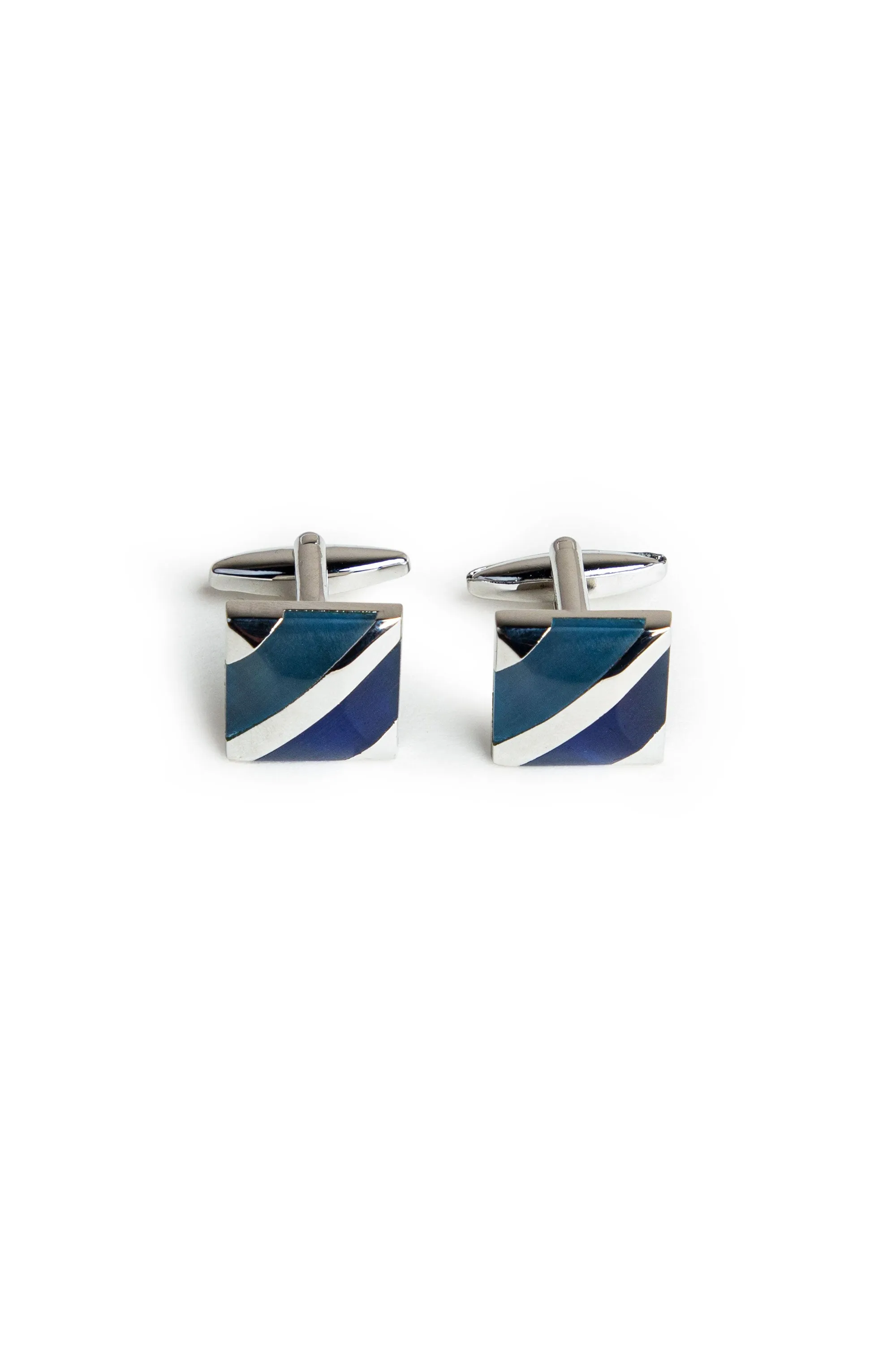 Multicolored Bullet Back Cufflinks