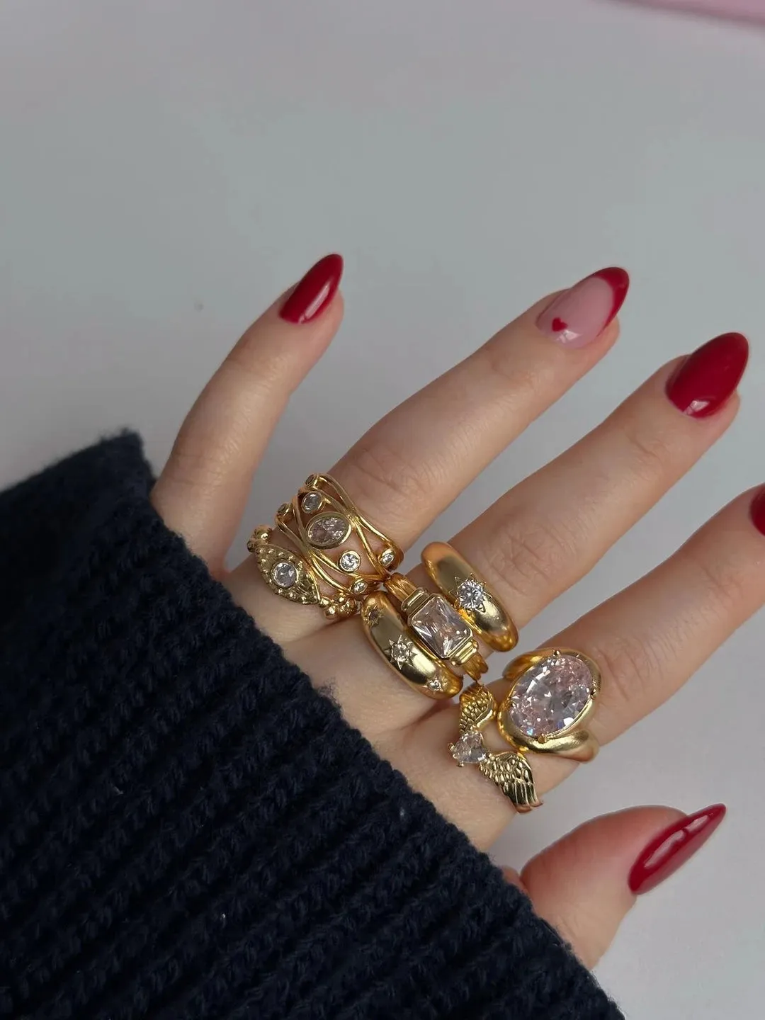 Multiple Drops Ring