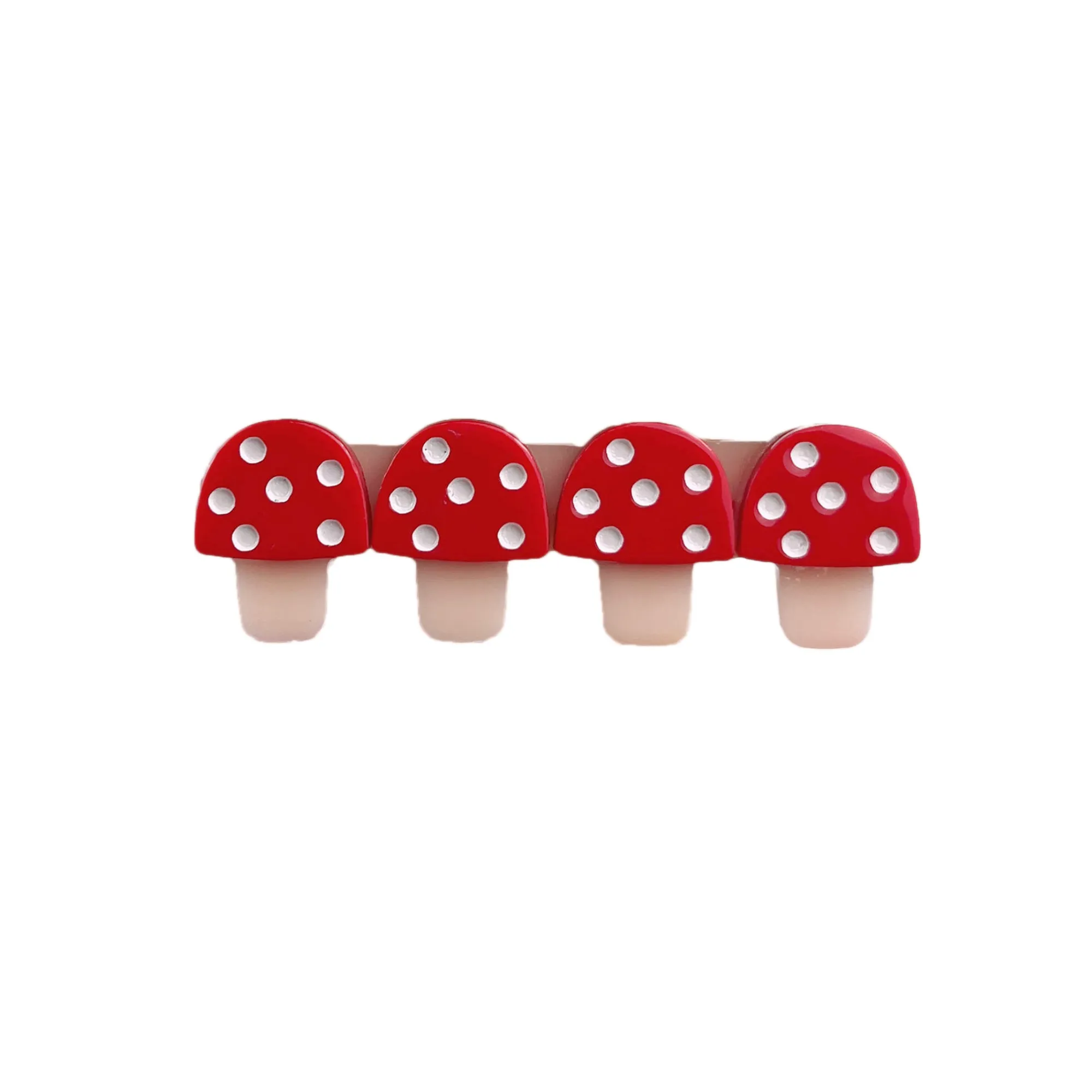 Mushroom Hair Clips