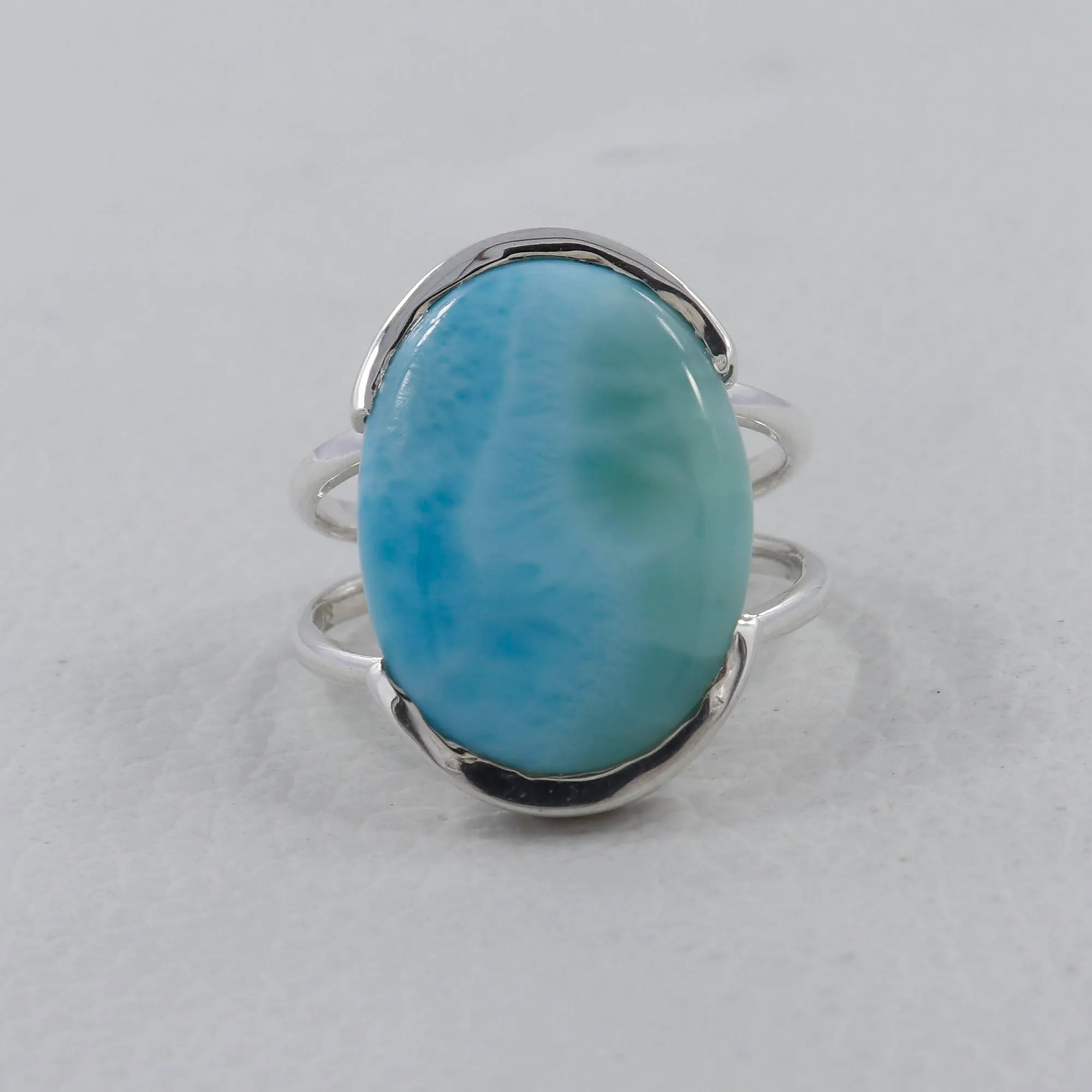 Mustard Jasper  Silver Ring