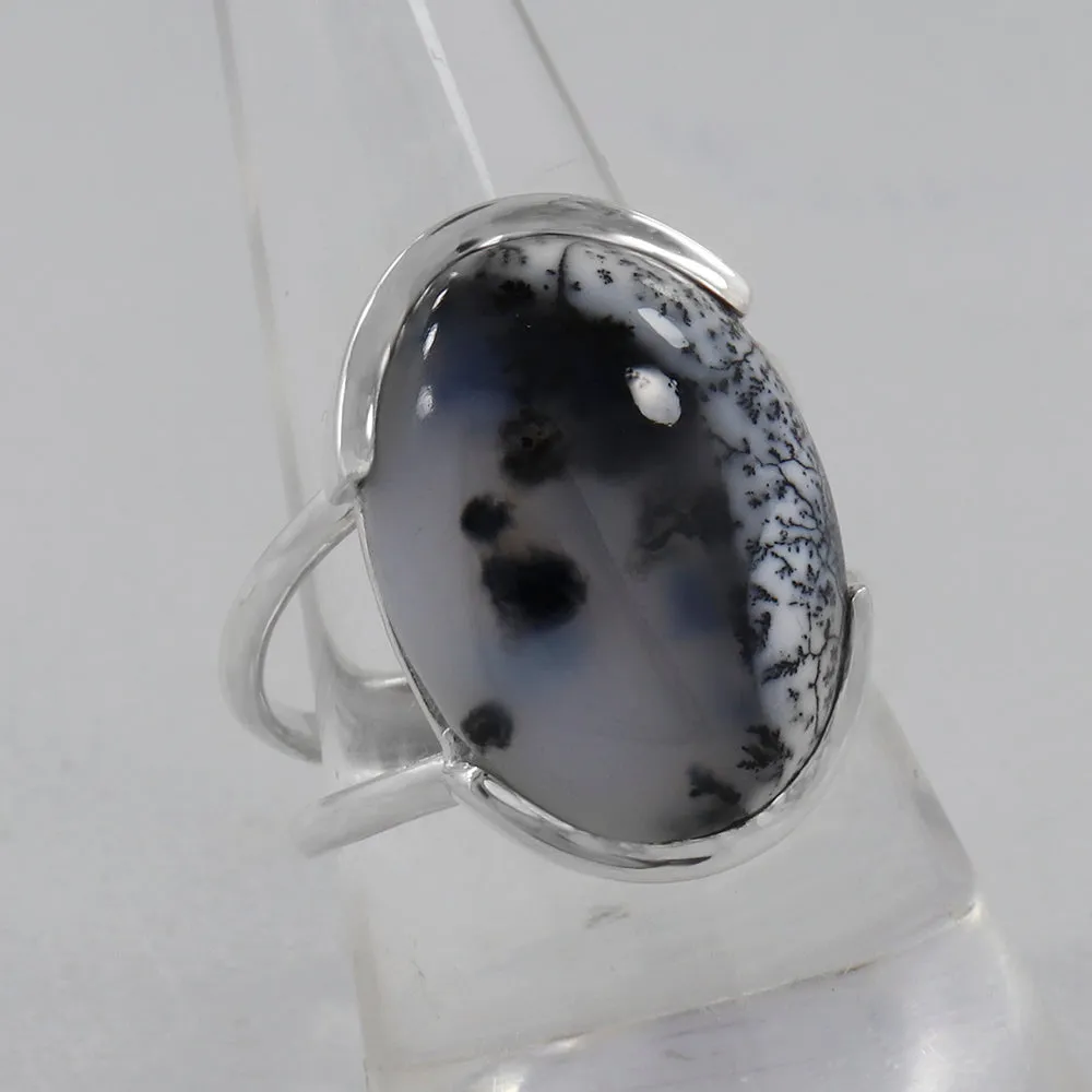 Mustard Jasper  Silver Ring