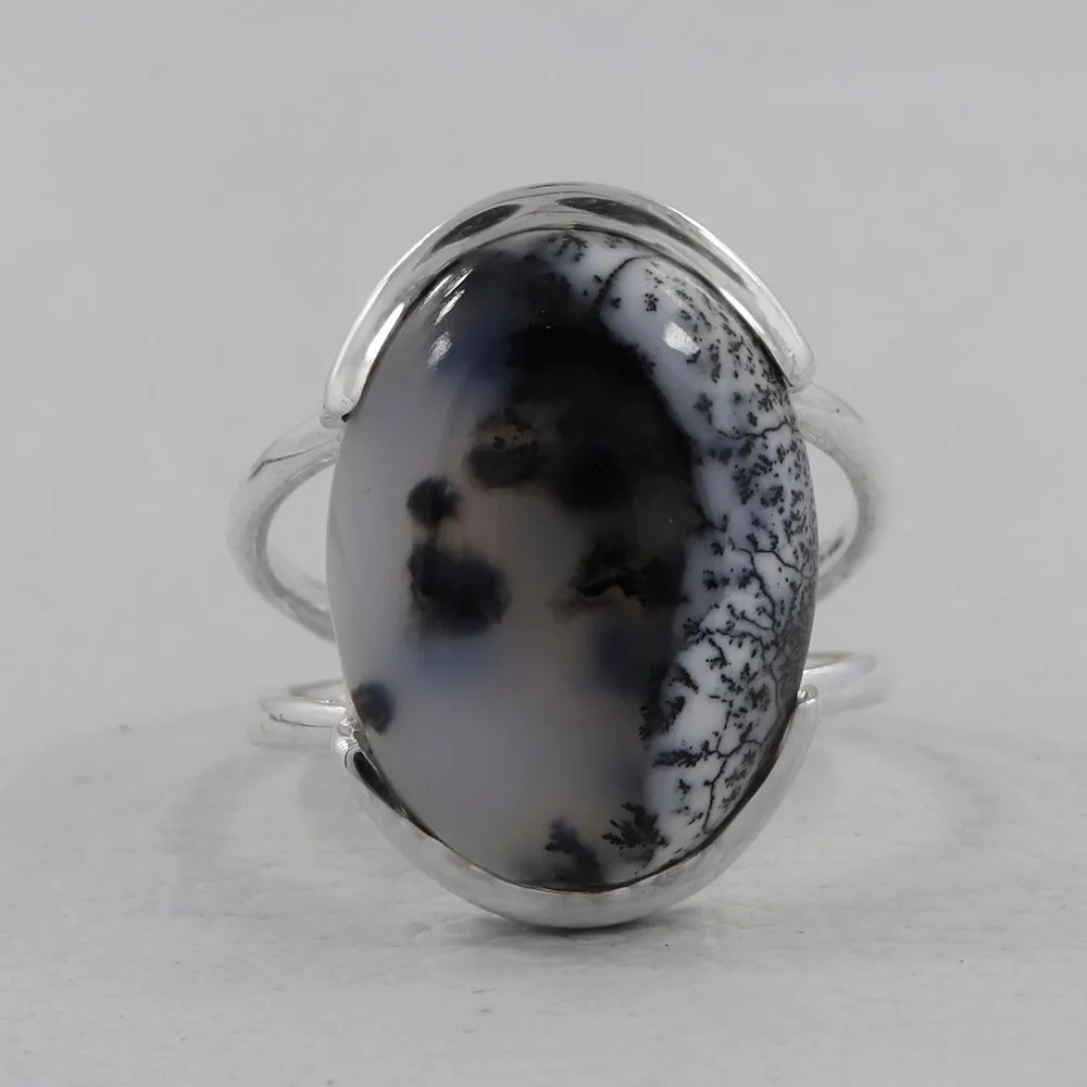 Mustard Jasper  Silver Ring