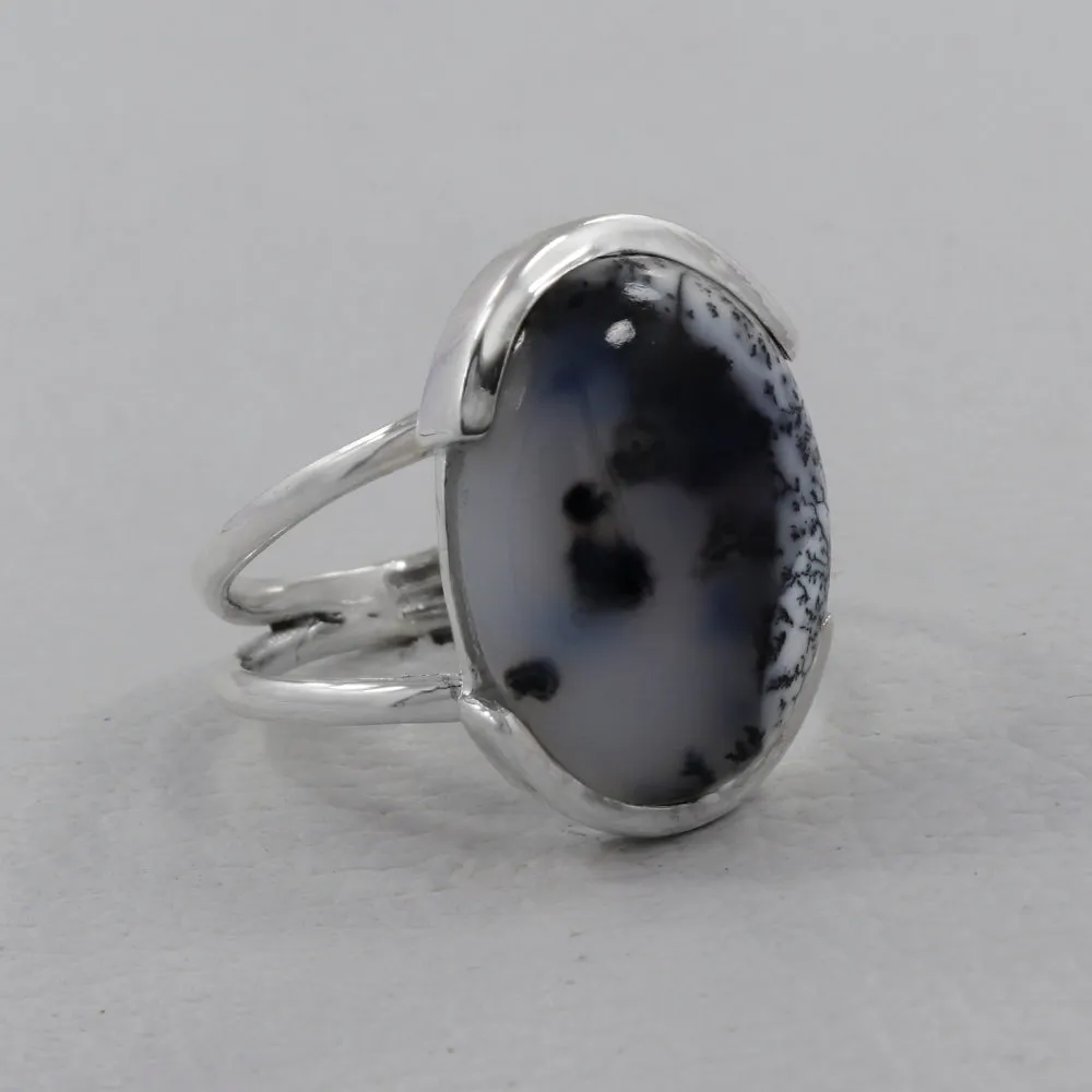 Mustard Jasper  Silver Ring