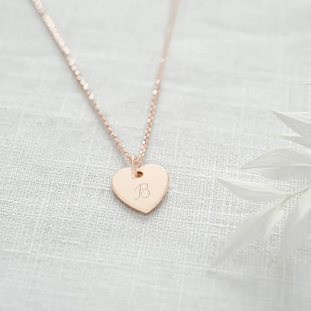 Mysha Personalized Eternal Initial Heart Pendant
