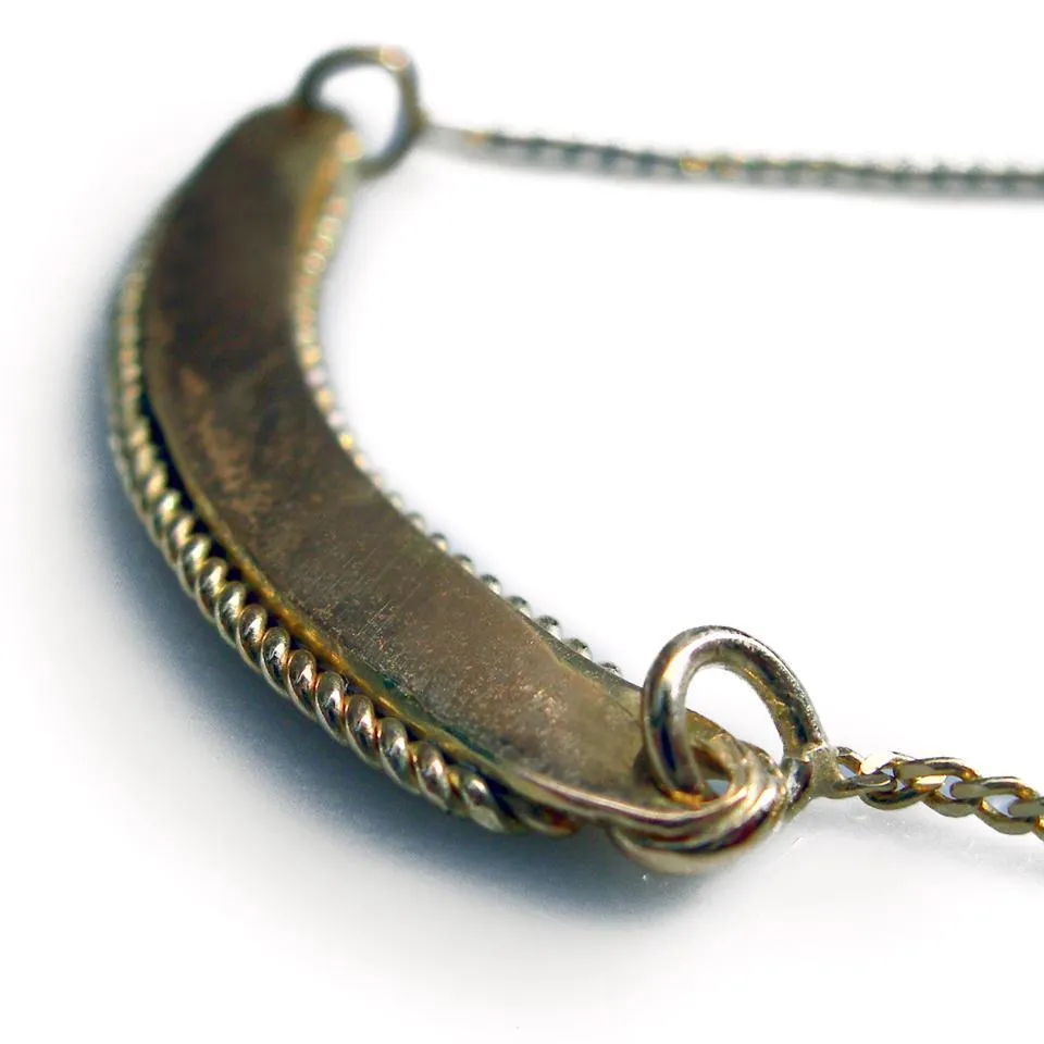 Name bar necklace- gold hip hop jewelry