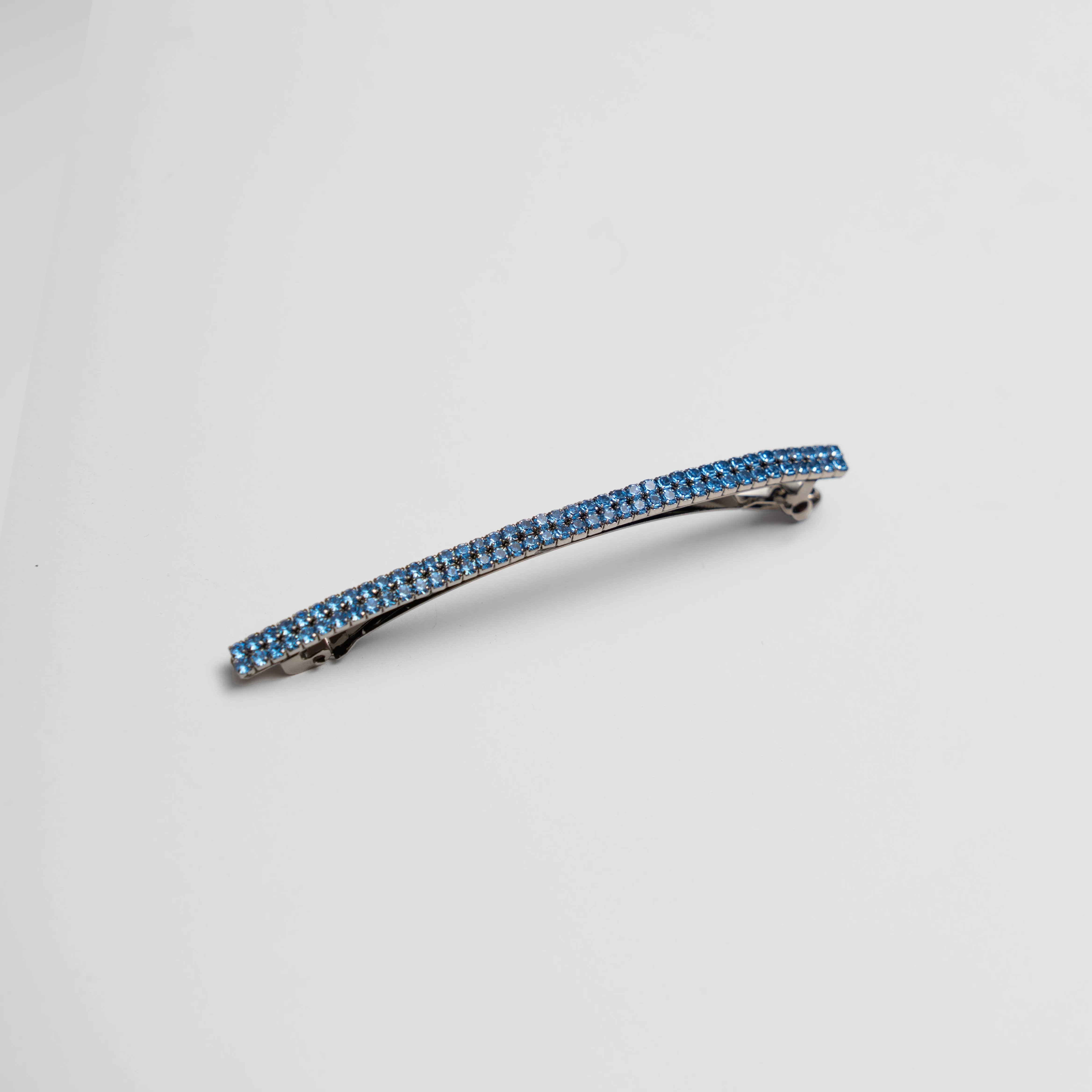 Narrow Crystal Barrette Clip