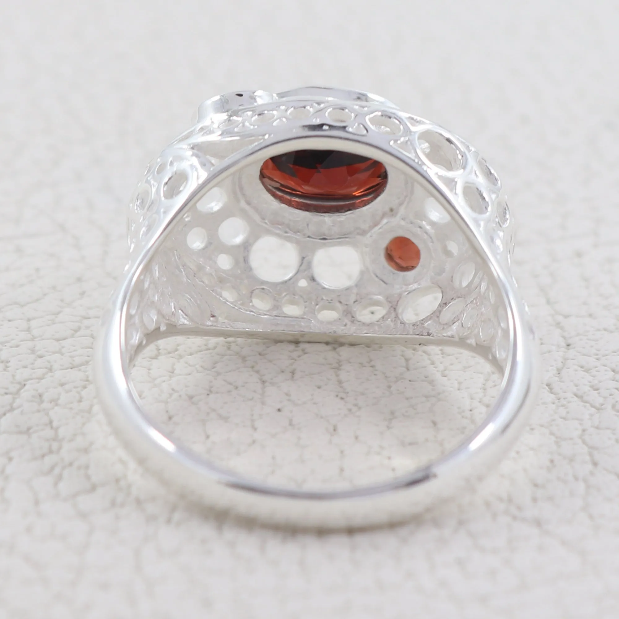 Natural Amethyst 925 Sterling Silver Ring