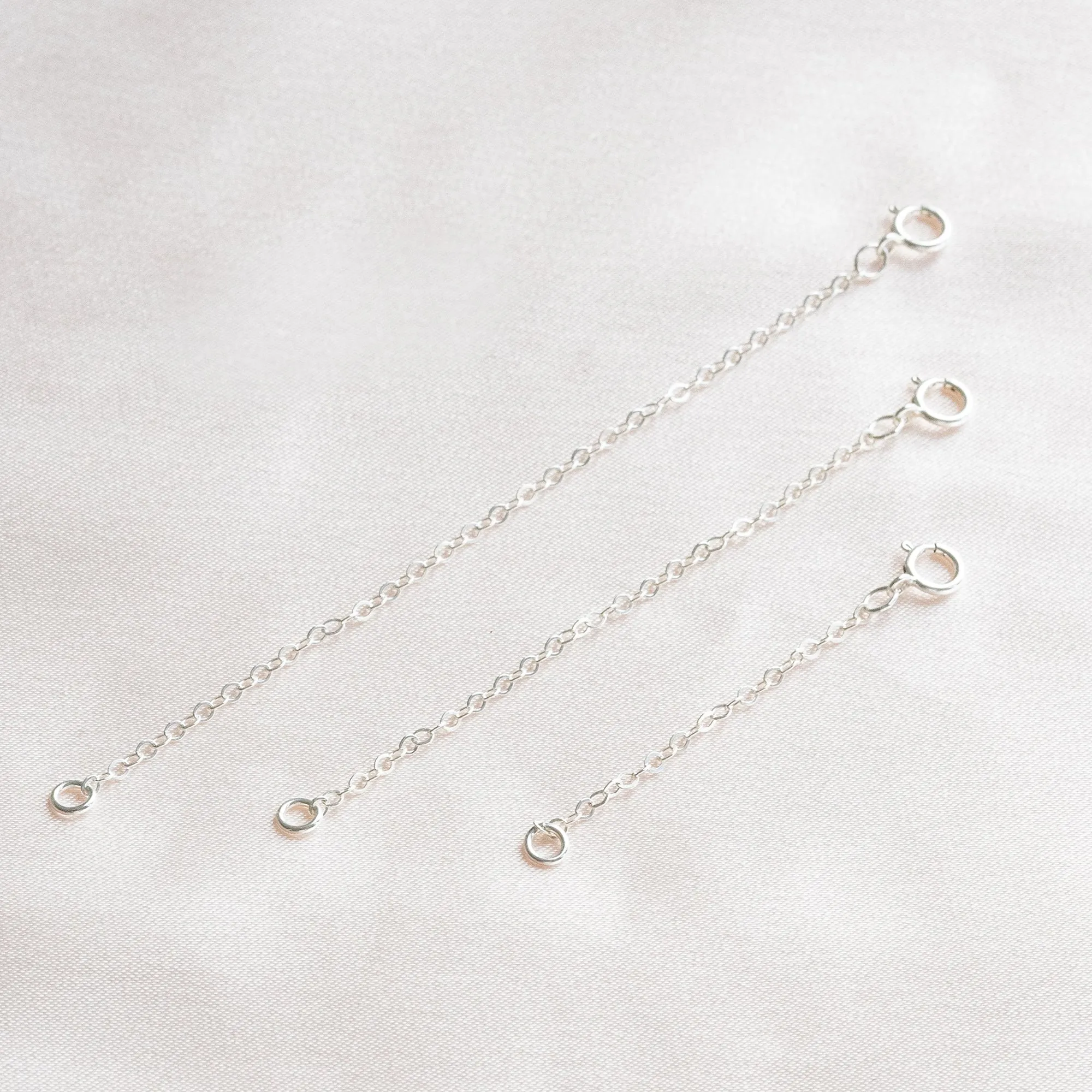 Necklace Extender Chain - 3 Piece Set - 2, 3, 4 inch
