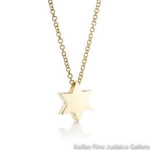 Necklace, Star, Small, 14K Gold