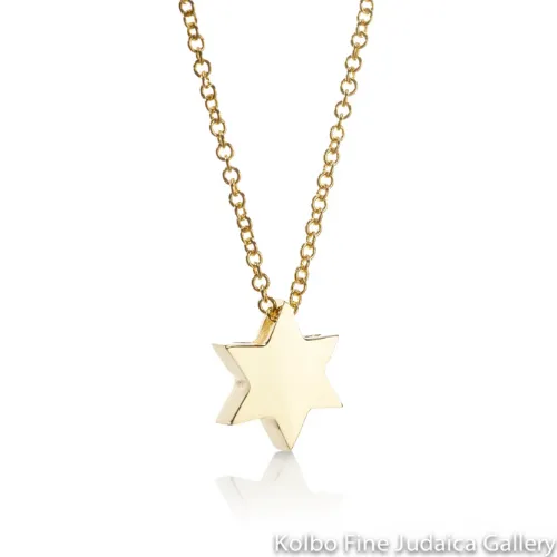 Necklace, Star, Small, 14K Gold