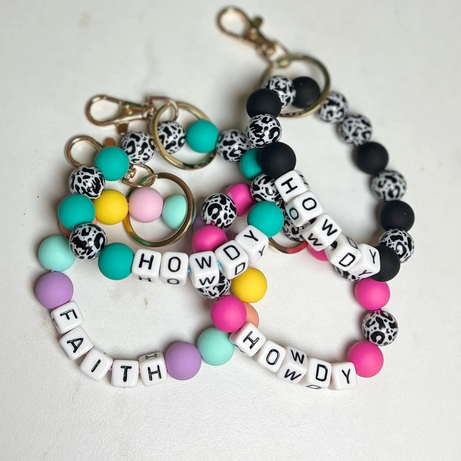 New Beaded Keyrings