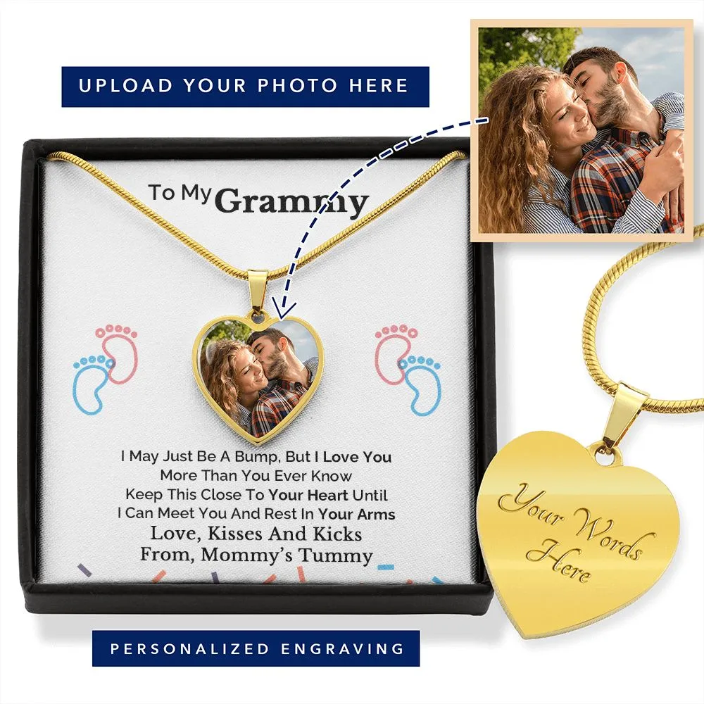 New Grandma Sonogram Necklace