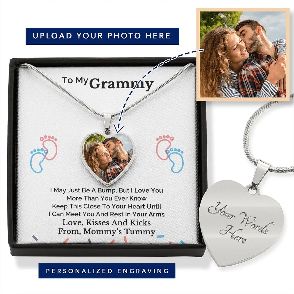 New Grandma Sonogram Necklace