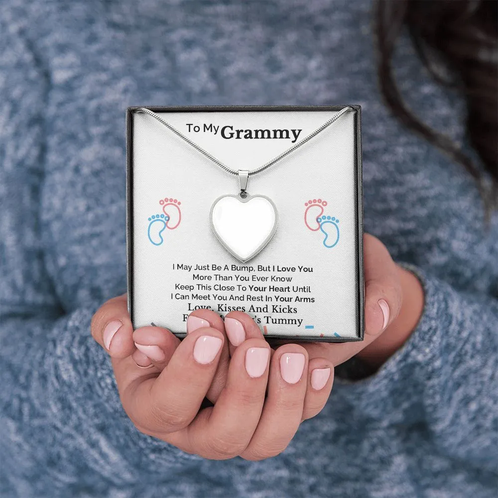New Grandma Sonogram Necklace