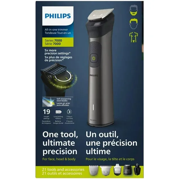 New in box! Philips Multigroom Series 7000, 23 Attachments, WM Exclusive, MG7960/18, Multigroomer 7000