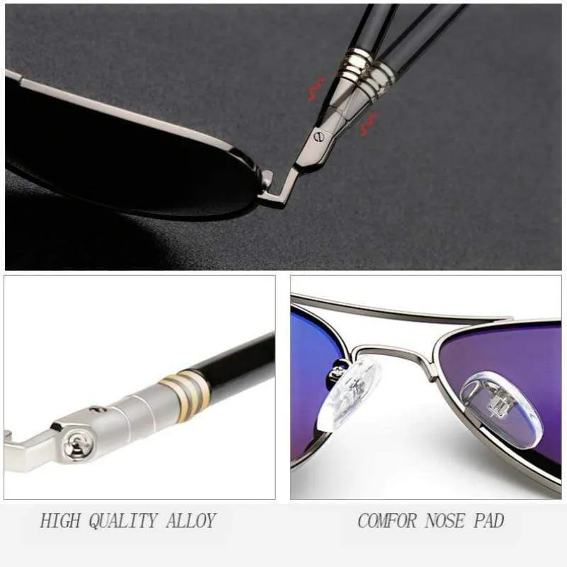 New Trendy Men Driving Polarized Classic Sunglasses