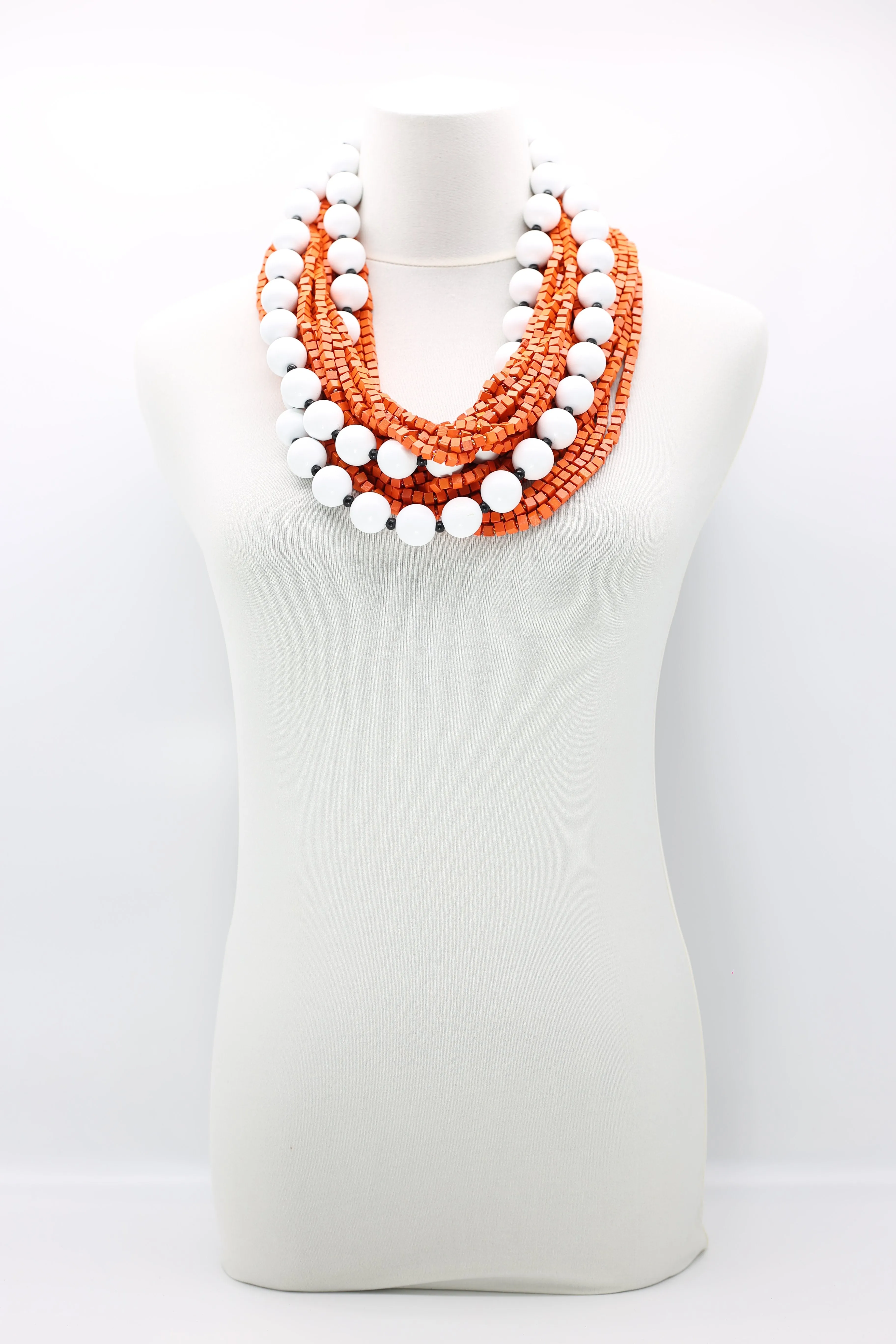 Next Pashmina & Round Beads Necklaces Set