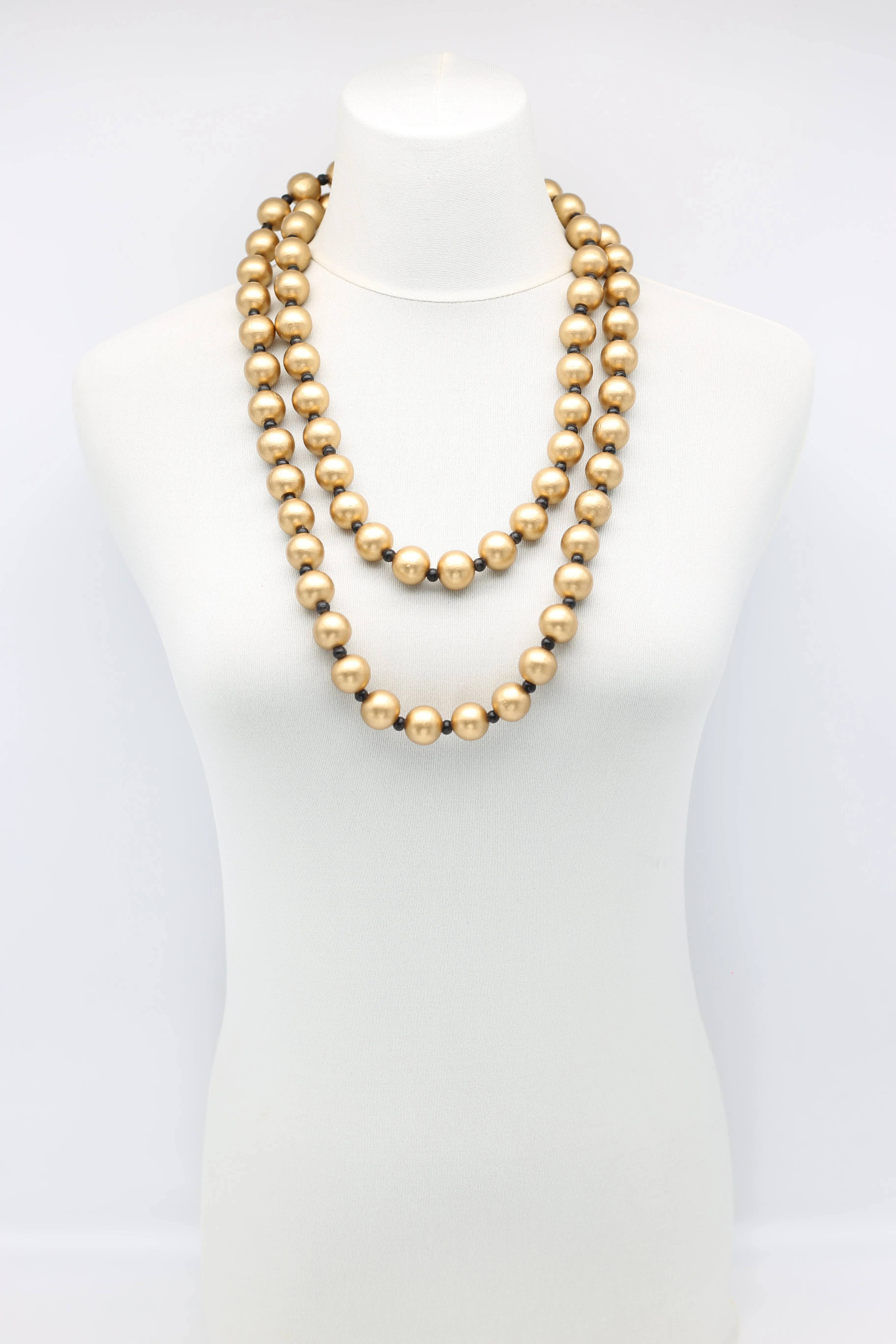 Next Pashmina & Round Beads Necklaces Set