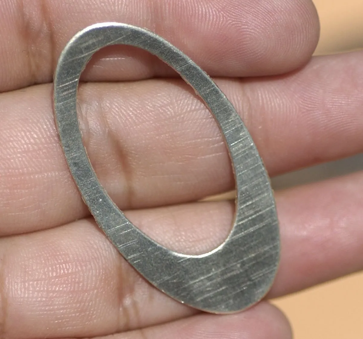 Nickel Silver Teardrop 44mm x 23mm 24g Shape Cutout Blank for Stamping, Metalworking, Soldering for Earrings Jewelry Making Blanks
