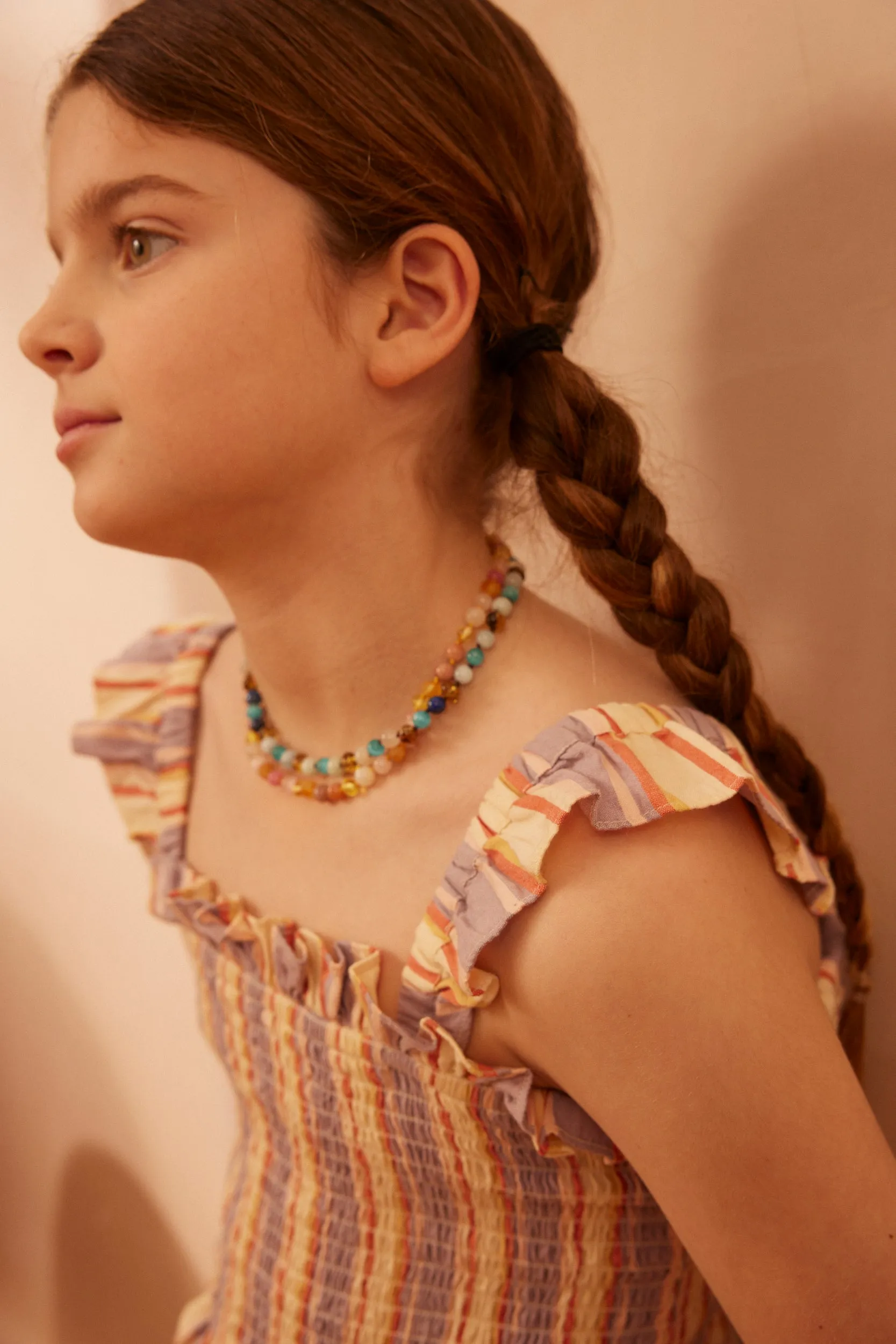 Nirrimis x Apolina Agnes Necklace - Cornflower (EXCLUSIVE)