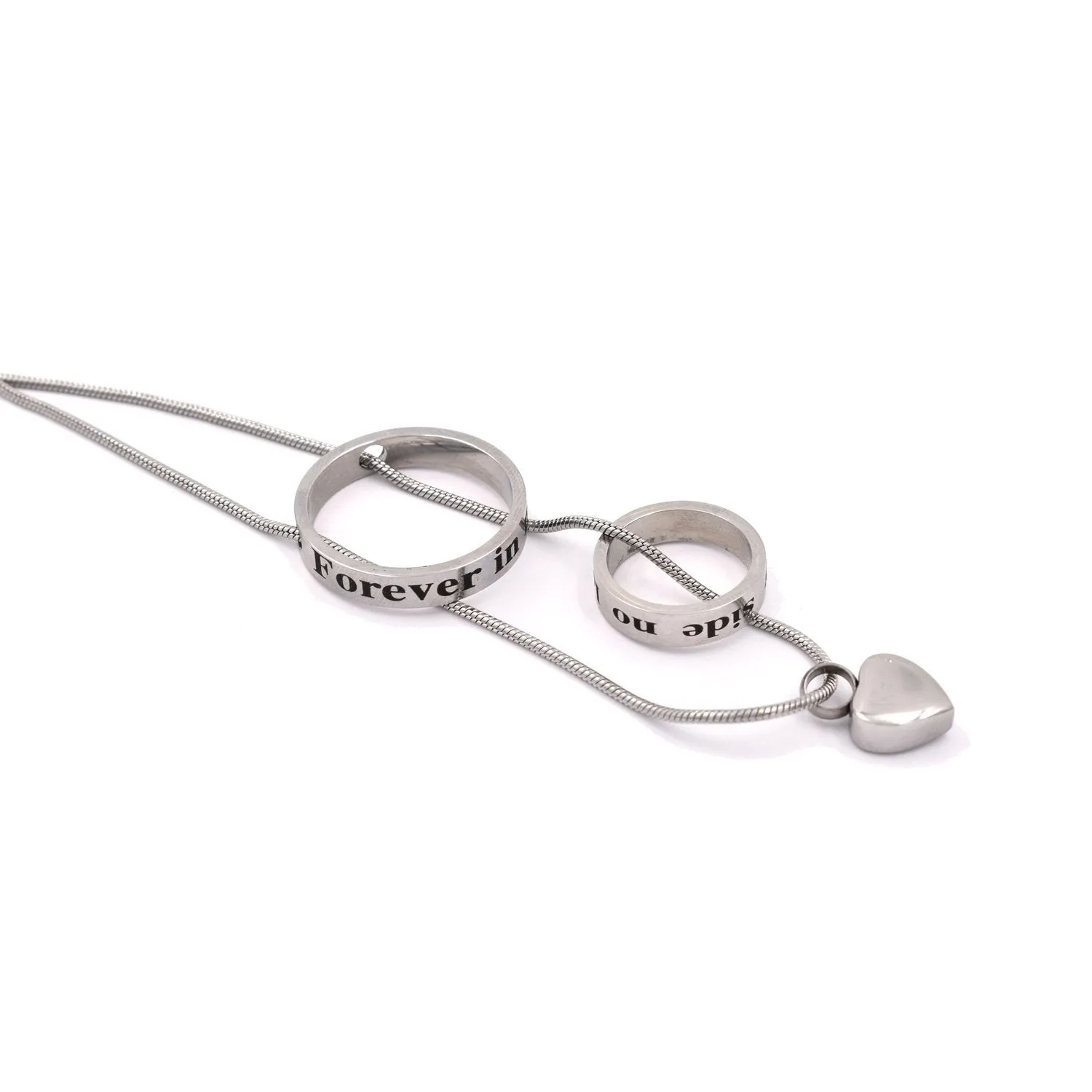 No Longer by My Side Mom or Dad Cremation Jewelry