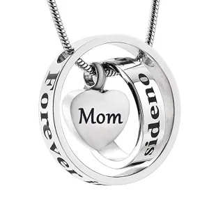 No Longer by My Side Mom or Dad Cremation Jewelry