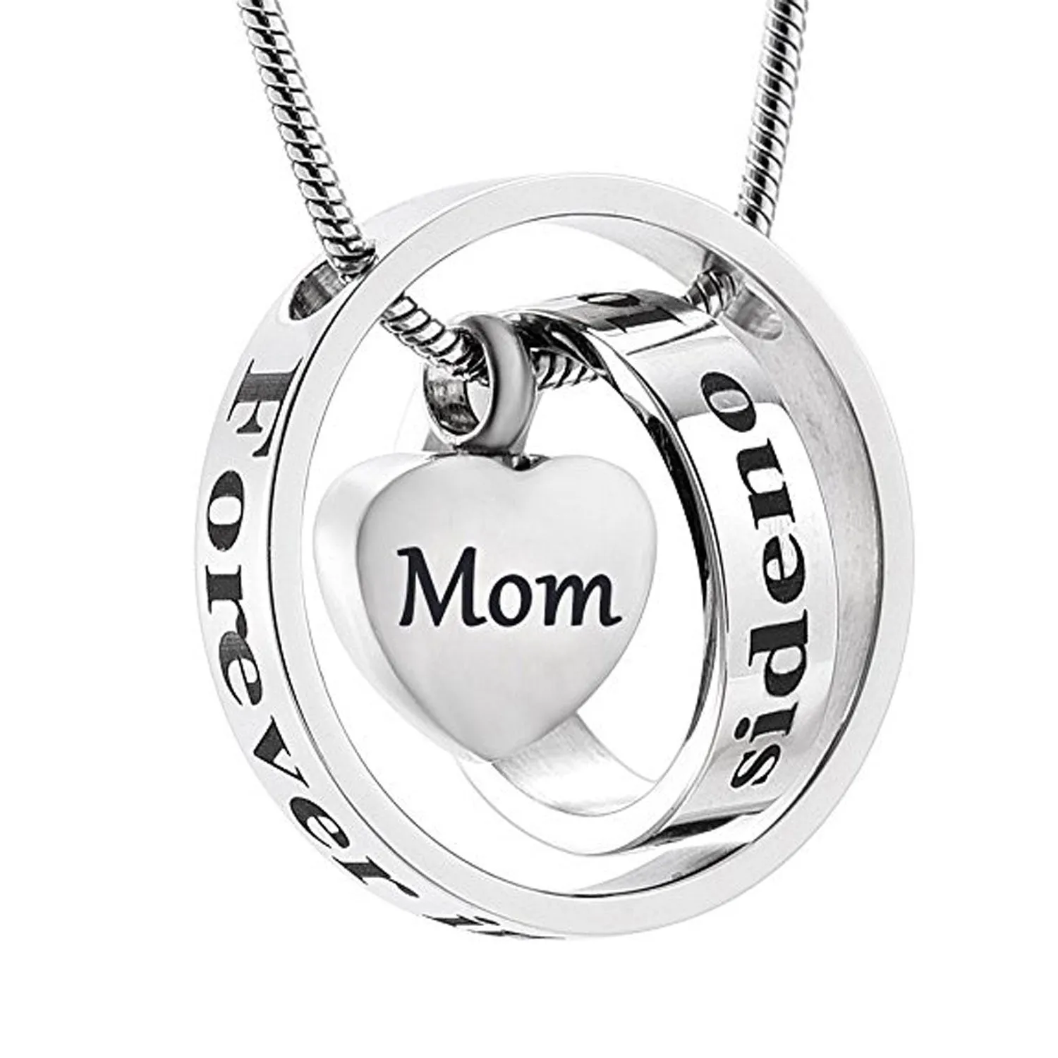 No Longer by My Side Mom or Dad Cremation Jewelry