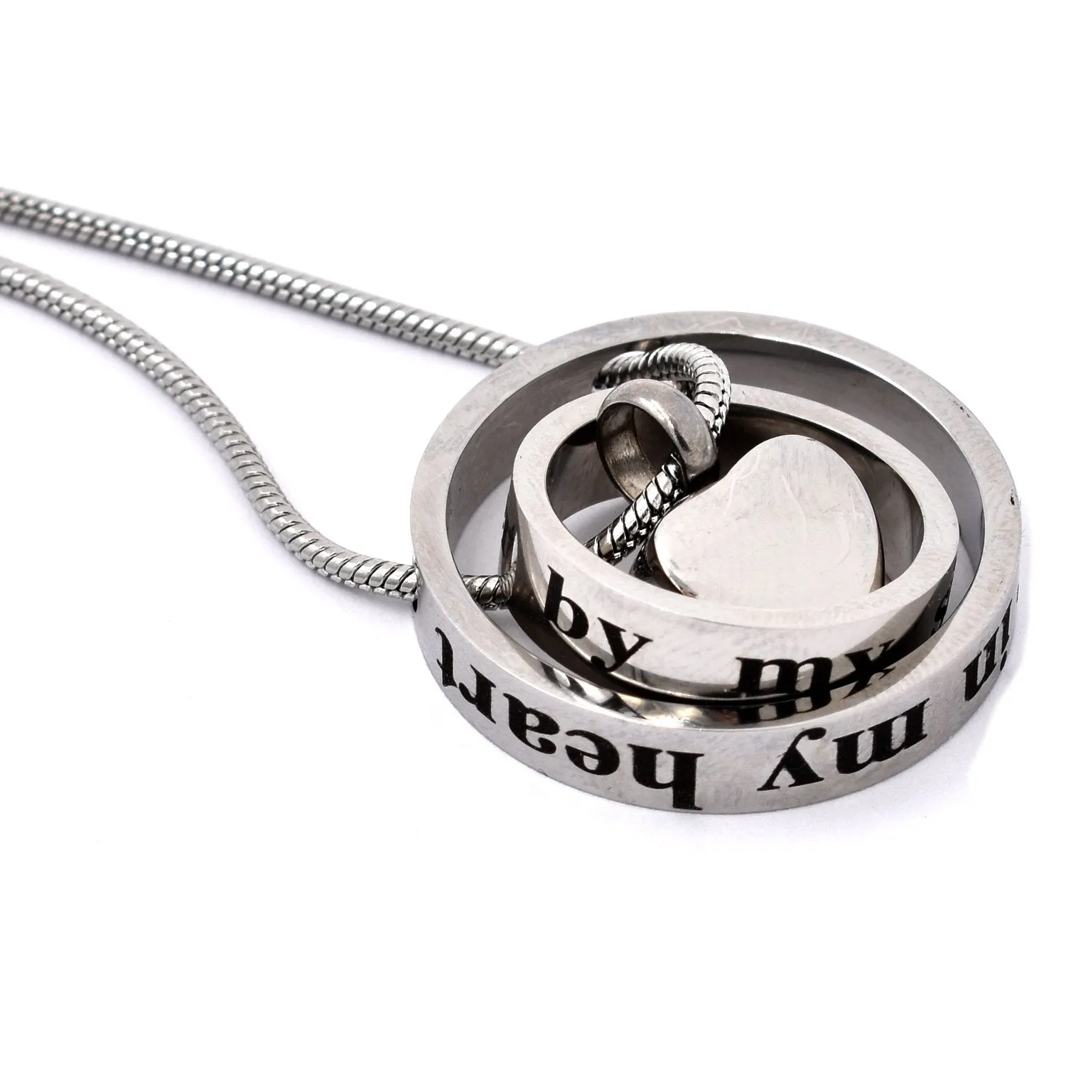 No Longer by My Side Mom or Dad Cremation Jewelry