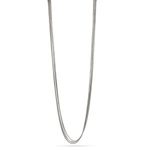 OFF WHITE AND GOLD TONE CHAIN LONG NECKLACES #SWKK-1391 WHITE (RA12)