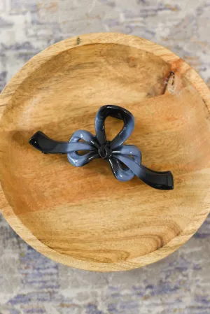 Ombre Bow Hair Clip