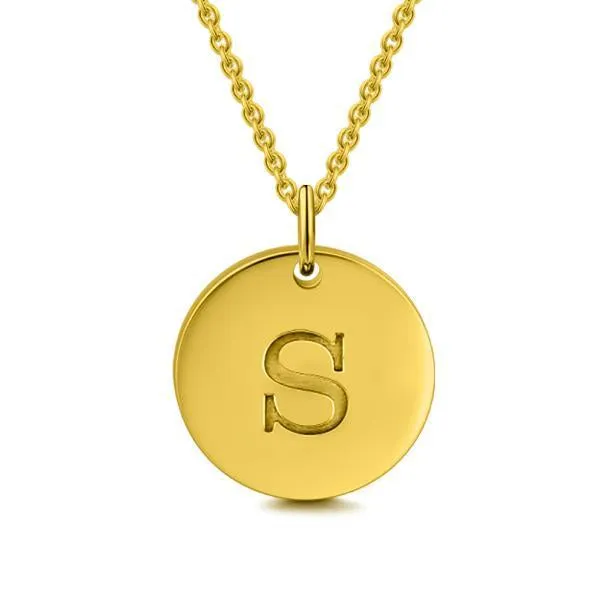 'One In A Million' Copper Personalized Initial Pendant Necklace-Adjustable 16”-20”