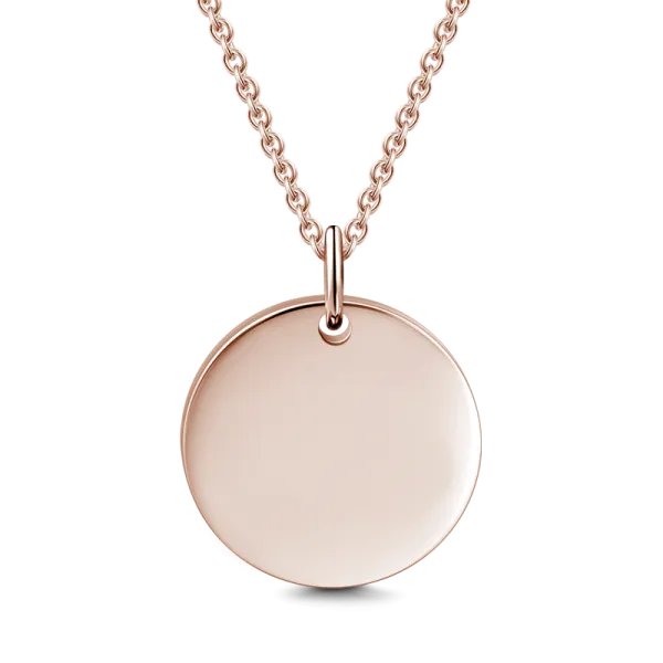 'One In A Million' Copper Personalized Initial Pendant Necklace-Adjustable 16”-20”