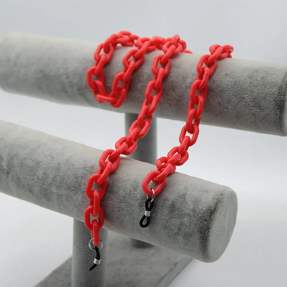 Original beaded and disc chain long coin necklace