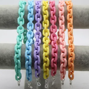 Original beaded and disc chain long coin necklace