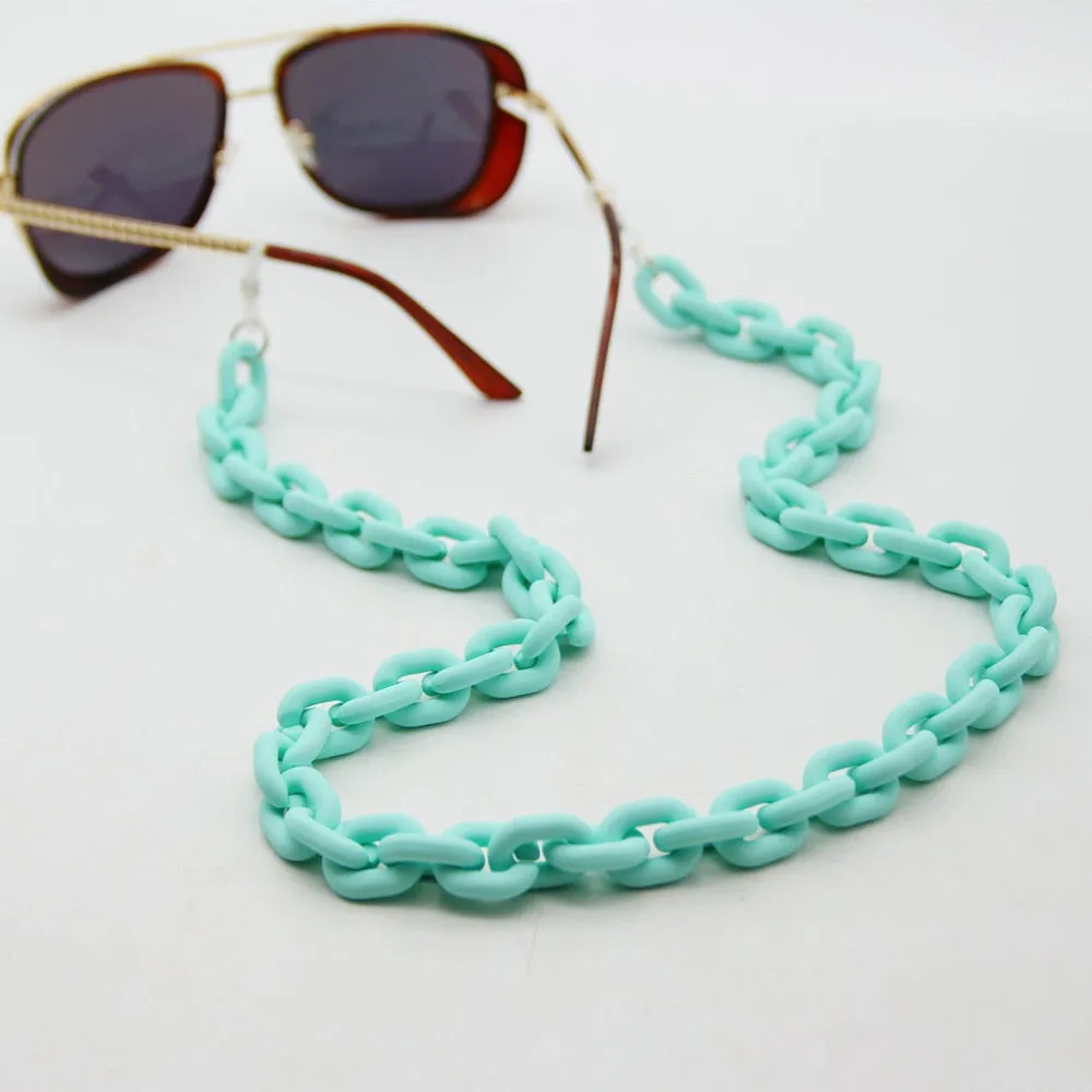 Original beaded and disc chain long coin necklace