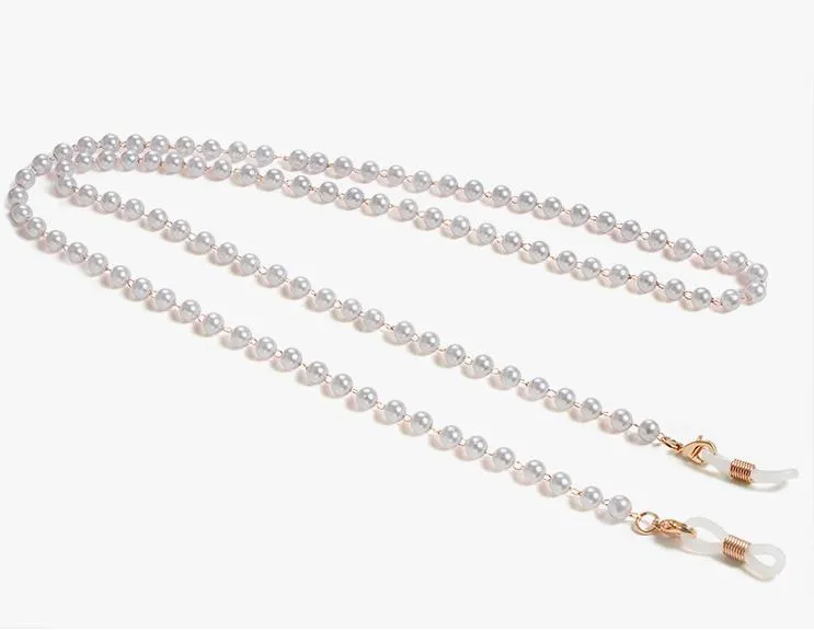 Original Fashion Eyeglasses Chain Imitation Pearl Beaded Chain for Women Necklace Bracelet Sunglasses Eyewear Retainer Hanging Rope