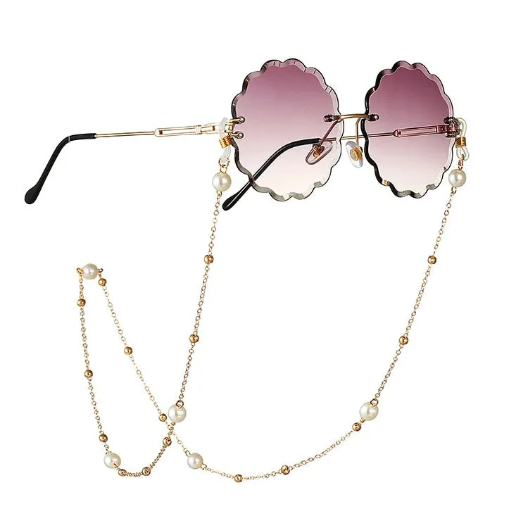 Original Fashion Eyeglasses Chain Imitation Pearl Beaded Chain for Women Necklace Bracelet Sunglasses Eyewear Retainer Hanging Rope